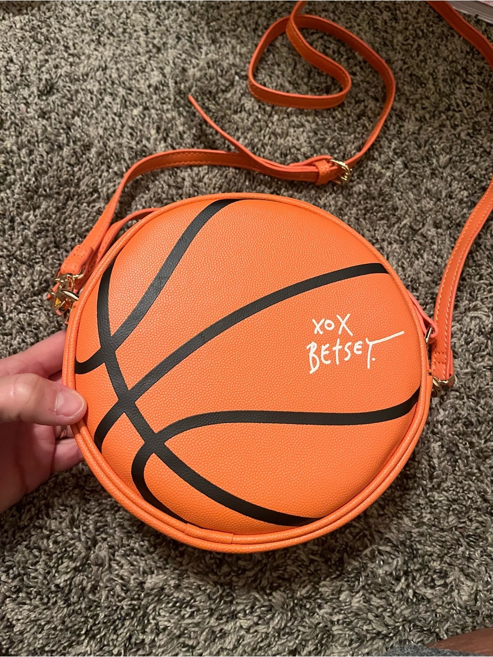 Betsey Johnson basketball purse